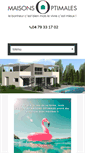 Mobile Screenshot of maisons-optimales.com