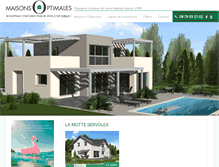 Tablet Screenshot of maisons-optimales.com